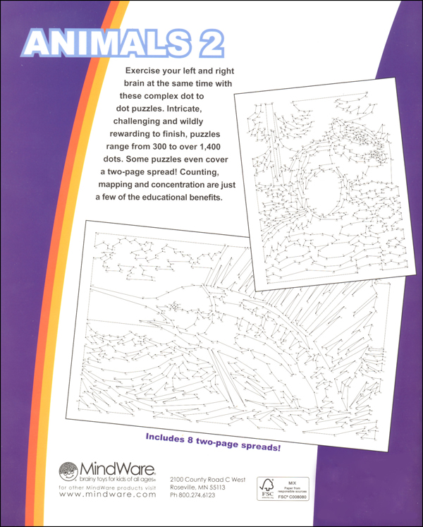 Extreme Dot to Dots Animals 2 | MindWare
