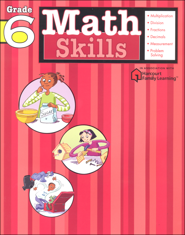 math-skills-grade-6-flash-kids-9781411401112