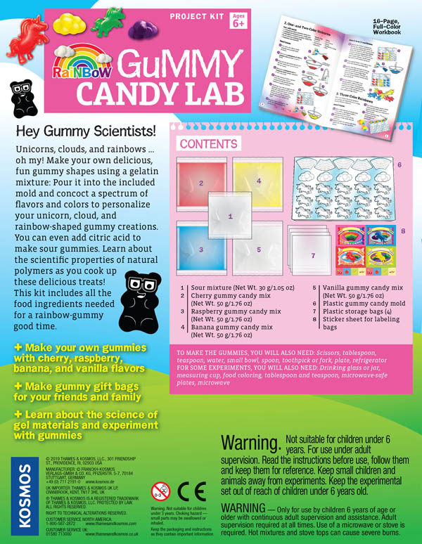Rainbow Gummy Candy Lab Thames and Kosmos