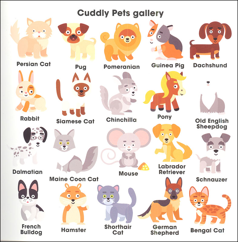 First Sticker Art: Cuddly Pets | Barron's Educational Series ...