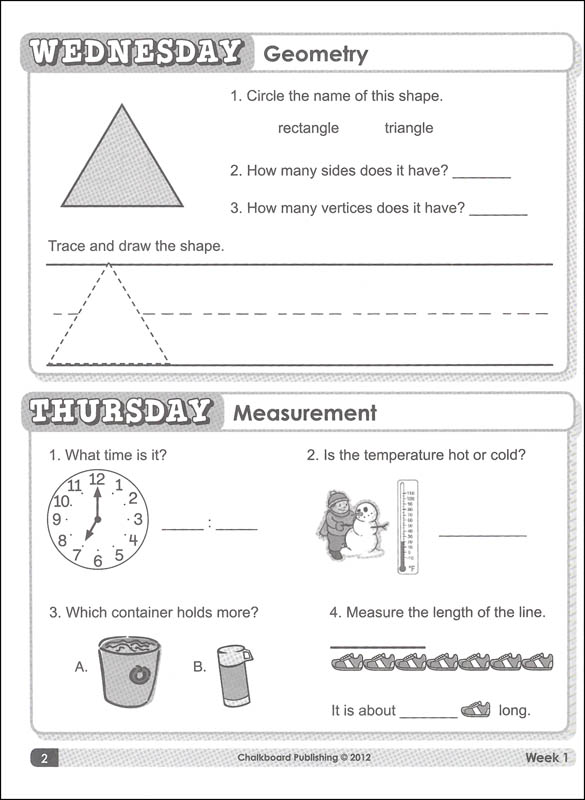 Daily Math Grade 2 | Chalkboard Publishing | 9781634459853