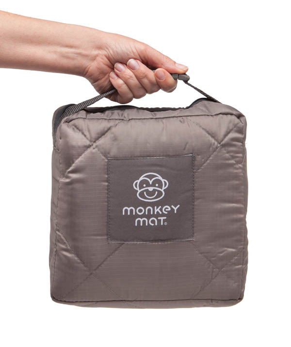 Quilted Monkey Mat Gray Groove Monkey Mat