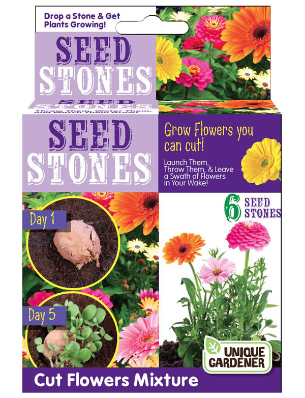 Cut Flowers Mixture Seed Stones Unique Gardener