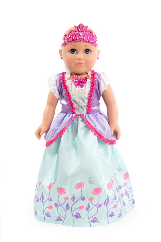 Princess Hallie Doll Dress with Soft Crown