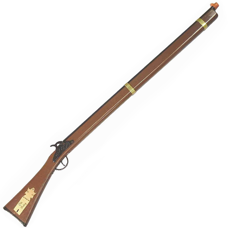 Old wooden rifle for children
