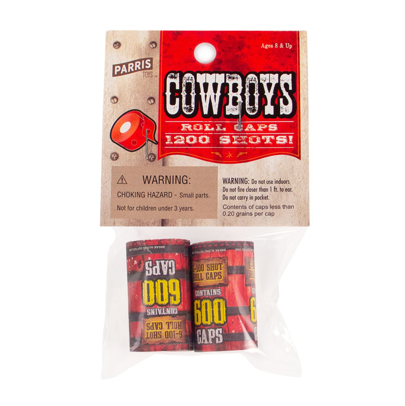 Includes One Package 2400 Total Shots Works with Parris Manufacturing Back to Basics Cowboy Legends Paper Roll Refill Package