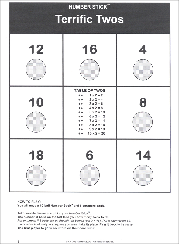 Number Stick Multiplication | Early Math