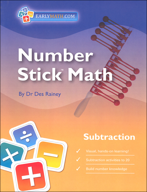 Number Stick Subtraction Early Math