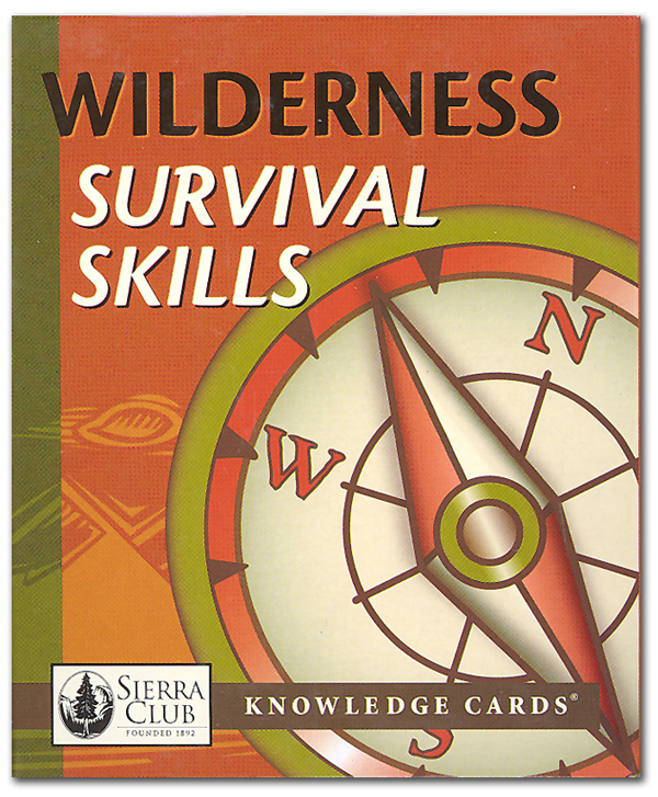 Sierra Club Knowledge Cards Deck - Wilderness Survival Skills
