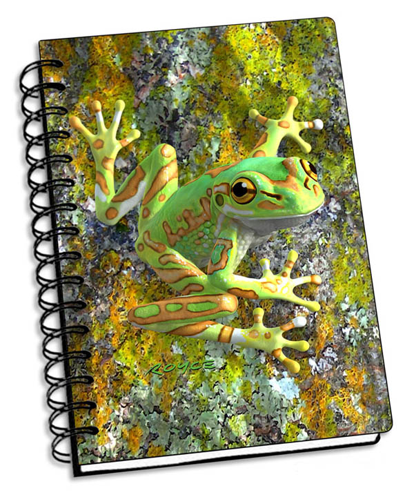 Bell Frog 3D Notebook 4" x 6"