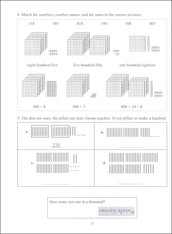 Math Mammoth Light Blue Series Grade 2B Worktext Taina Maria Miller