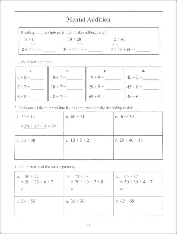 Math Mammoth Light Blue Series Grade 3-A Worktext | Taina Maria Miller ...