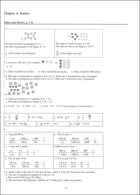 Math Mammoth Light Blue Series Grade 6 Answer Key Taina Maria Miller