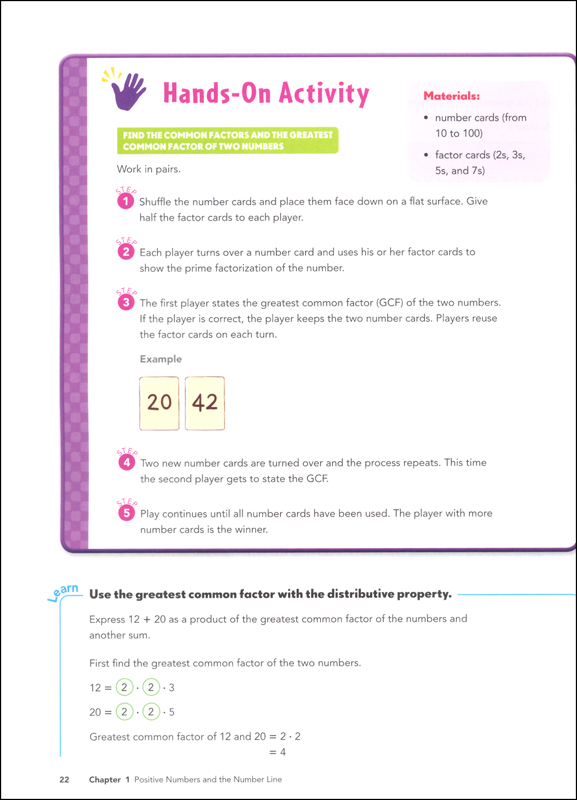 Math in Focus Course 1 Student Book A (Gr 6) Marshall Cavendish