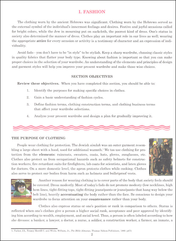 Family and consumer science for elementary students picture