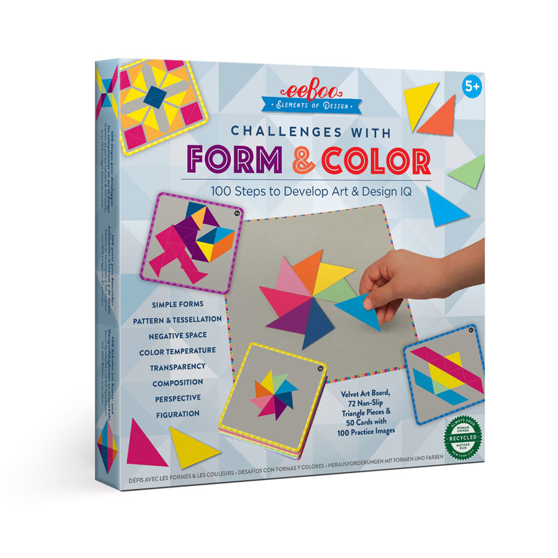 Challenges with Form and Color: 100 Steps to Develop Art & Design IQ Kit