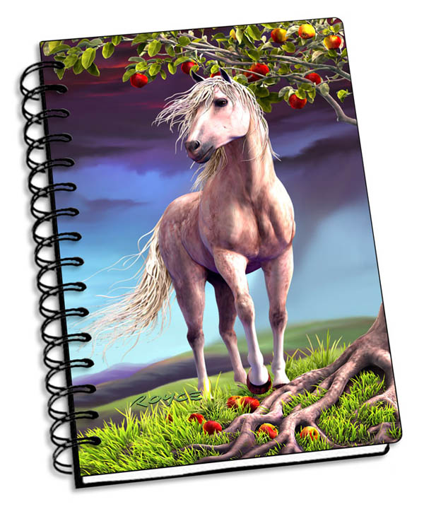 Horse Heaven 3D Notebook 4" x 6"