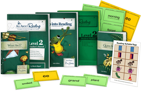 All About Reading Level 2 Materials Color Edition