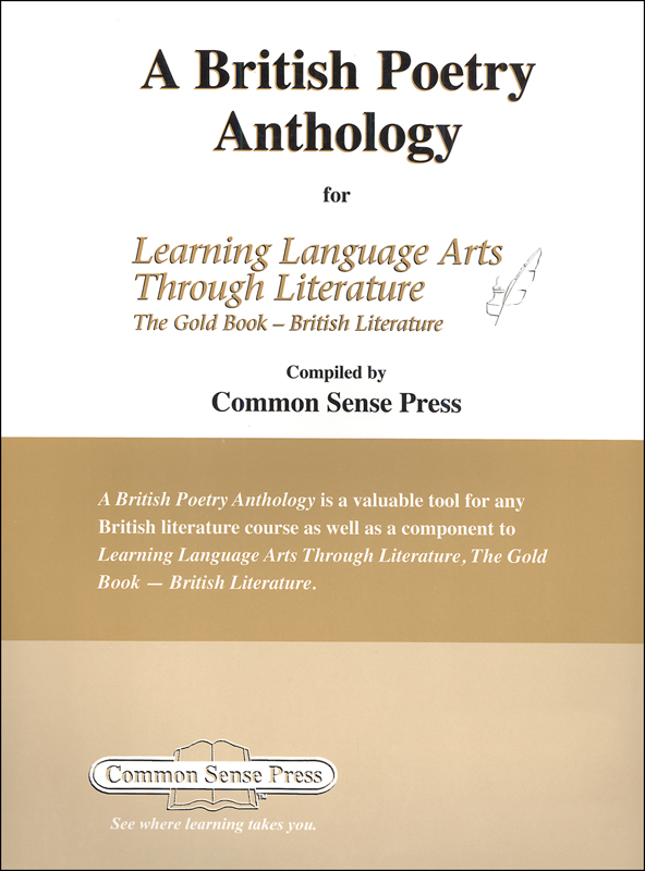 British Poetry Anthology For Learning Language Arts Through Literature ...