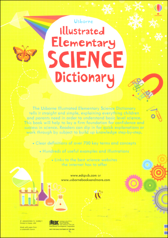 Illustrated Elementary Science Dictionary EDC / Usborne 9780794532550