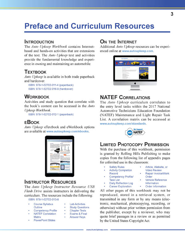 Auto Upkeep Maintenance, Light Repair, Auto Ownership, and How Cars