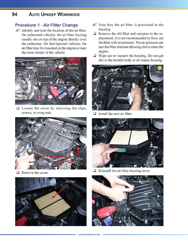 Auto Upkeep Maintenance, Light Repair, Auto Ownership, and How Cars