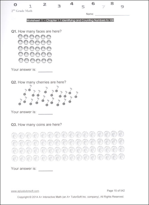 2nd Grade MATH Workbook | A+ TutorSoft, Inc.