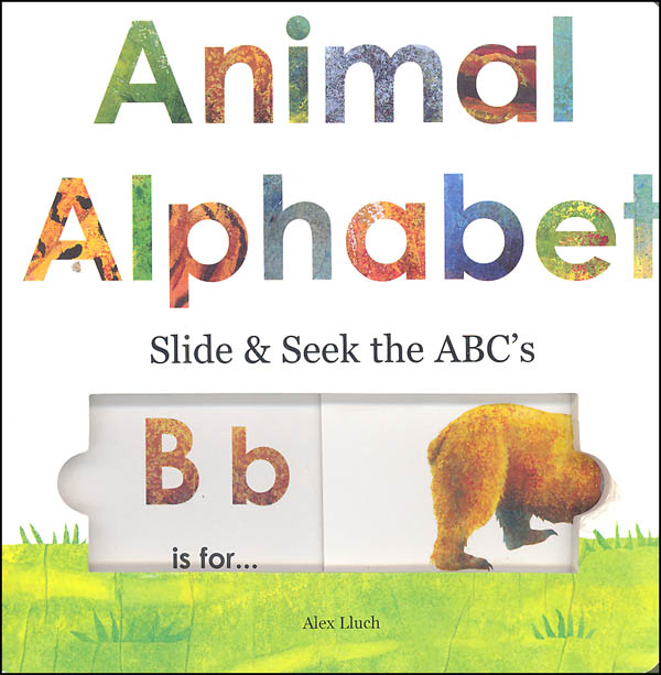 Animal Alphabet Slide & Seek the ABC's Board Book | WS Publishing Group |  9781936061495