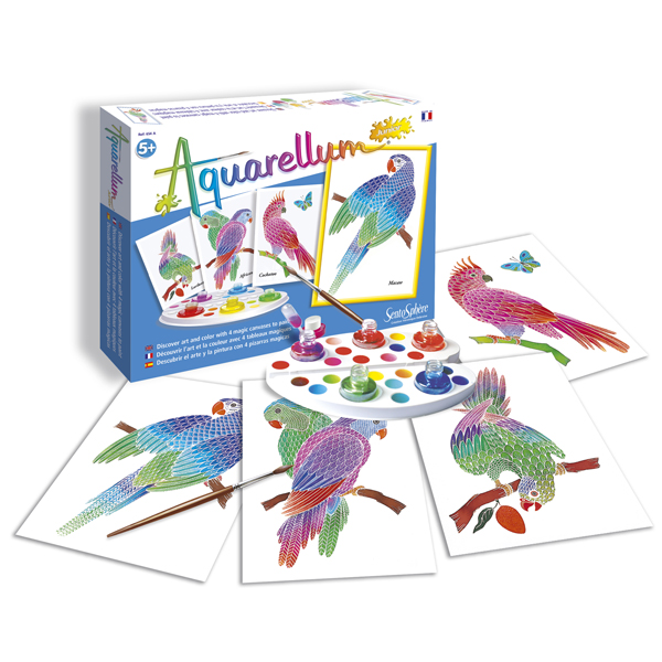 Aquarellum Junior - Parrots