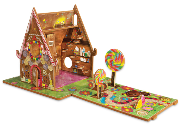 hansel and gretel toy house and storybook playset