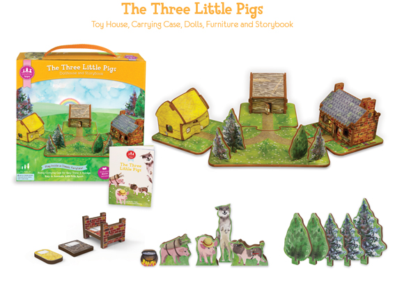 storytime toys three little pigs