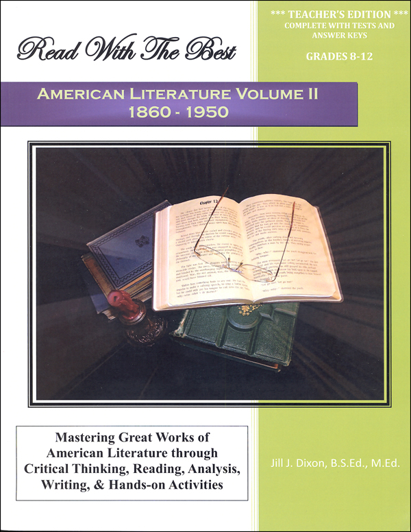 Read with the Best - American Literature Volume II: 1860-1950 Teacher Edition