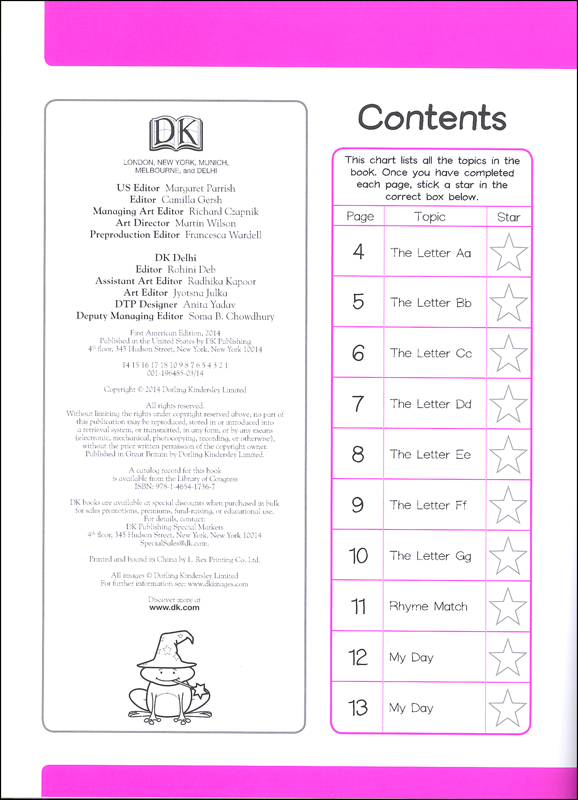 DK Workbooks: Language Arts Grade Pre-K | Dorling Kindersley ...