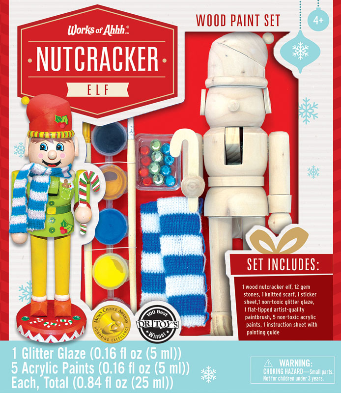 Nutcracker Elf Wood Painting Kit