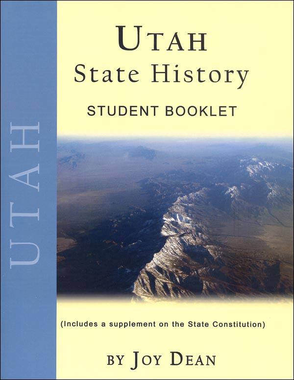 Utah State History from a Christian Perspective Student Book only A