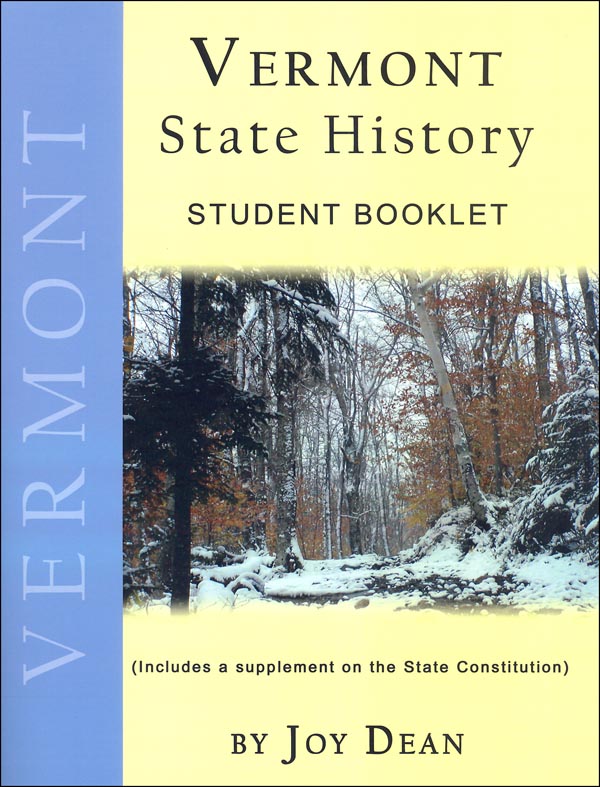 Vermont State History From A Christian Perspective Student Book Only 