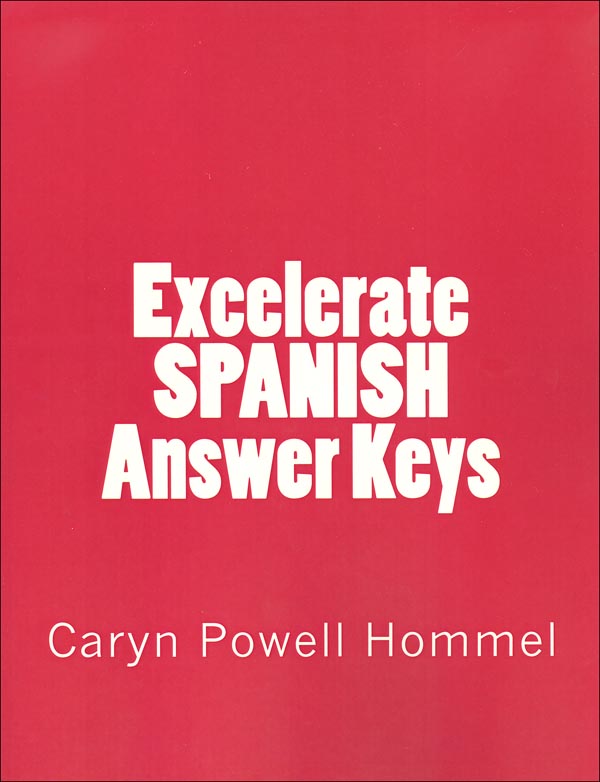 Excelerate Spanish Answer Keys