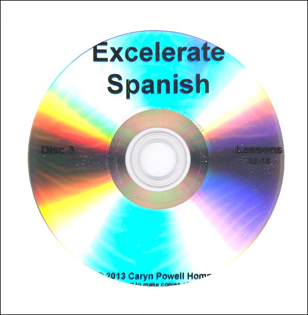 Excelerate Spanish DVD Lessons 13-18