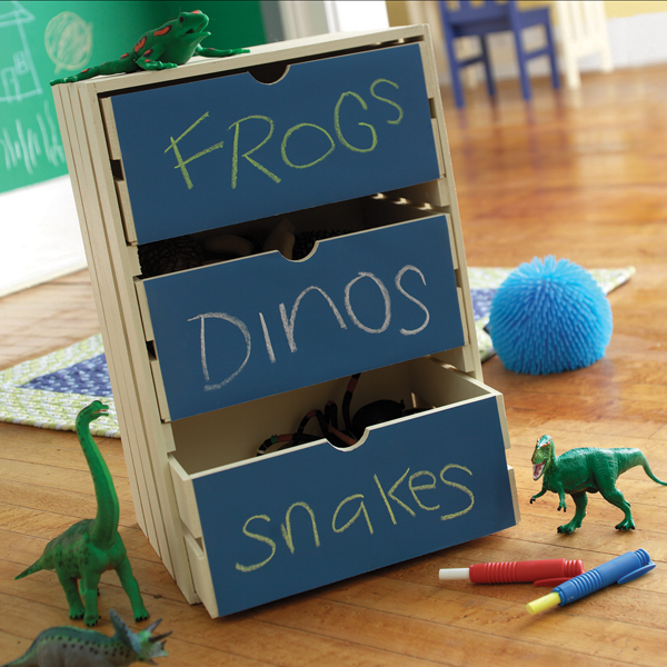 Blueprint Blue Chalkboard with Chalk (4 sheets) Wallies