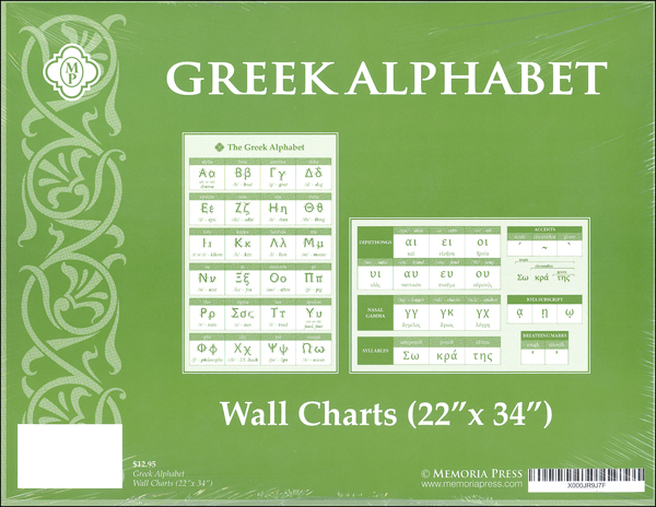 Greek Wall Charts (2 Charts/Set 22" x 34")