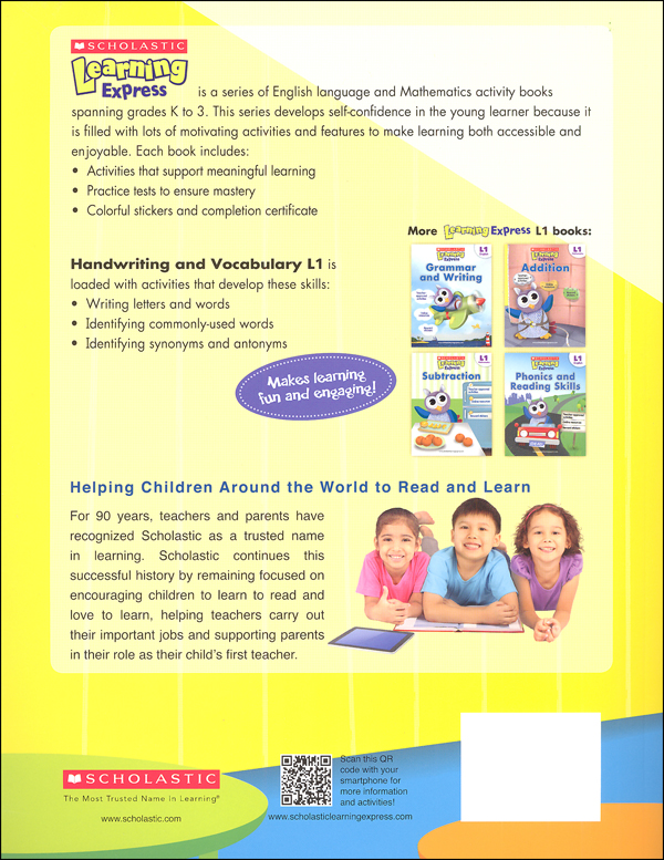 Learning Express Level 1 Handwriting and Vocabulary Workbook