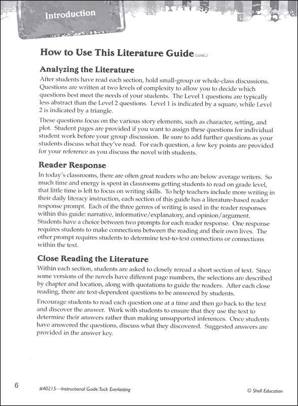 Tuck everlasting questions picture