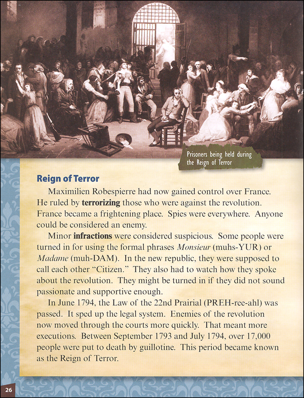 French Revolution Terror and Triumph (World History Eras and Events