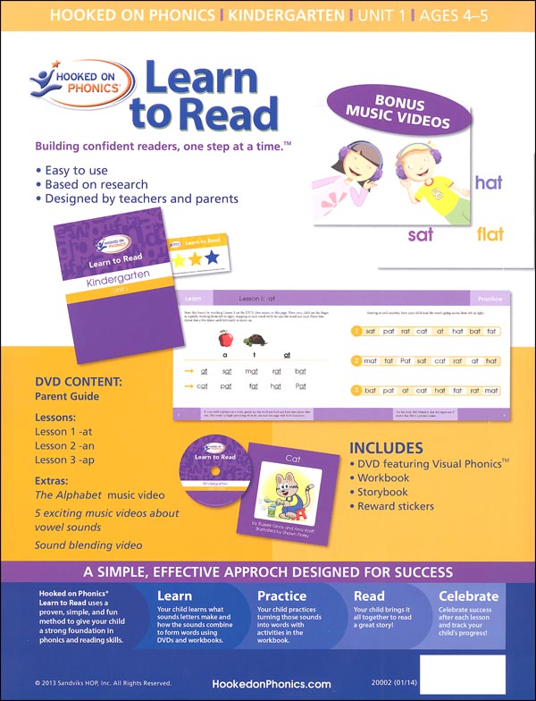 Learn to Read K Unit 1 MM (Hooked on Phonics) | Hooked on Phonics ...