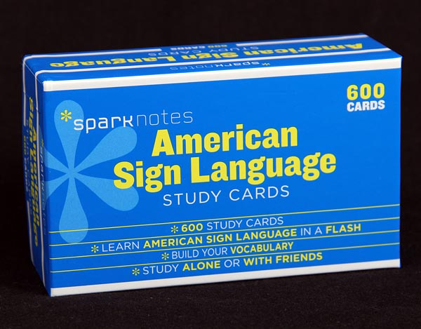 American Sign Language SparkNotes Study Cards