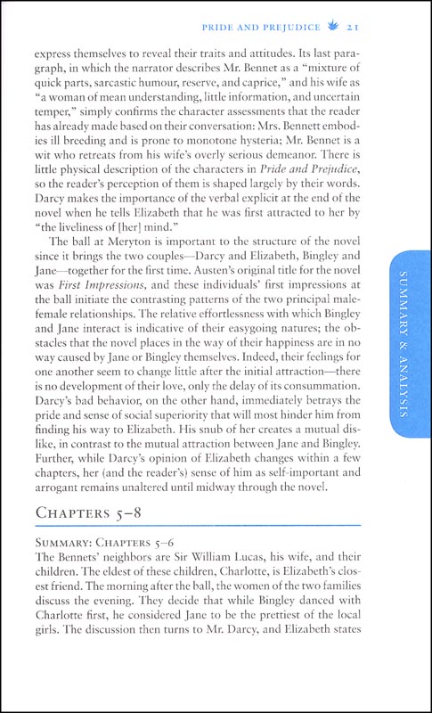 sparknotes pride and prejudice sparknotes pride and prejudice