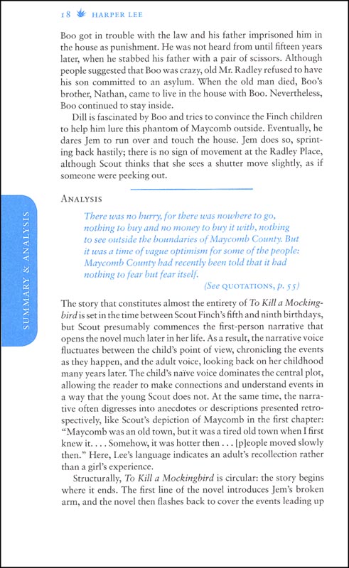 Spark Notes To Kill A Mocking Bird To Kill a Mockingbird SparkNotes Literature Guide | Spark Publishing