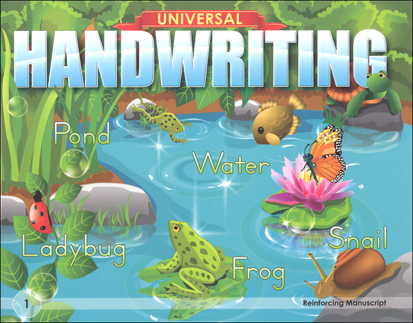 Reinforcing Manuscript - Grade 1 (Universal Handwriting Series)