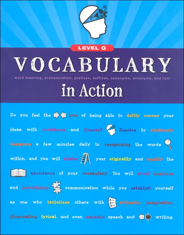 Vocabulary in Action Level G Student Edition Loyola University Press