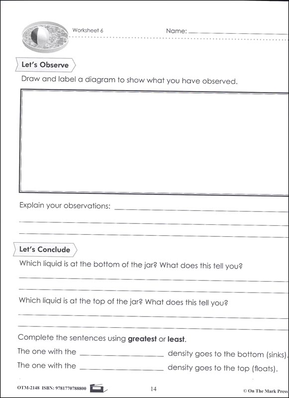 Physical Science Grade 5 | On the Mark Press | 9781770788800
